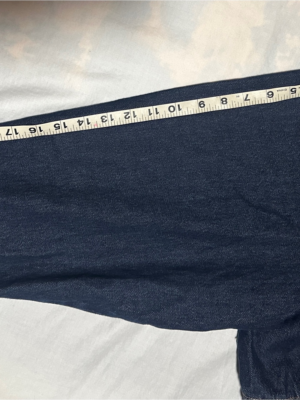 Universal Thread Dark Blue Denim Drawstring Jacket - Picture 11 of 11